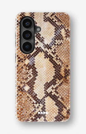 Samsung Galaxy S26 Plus Tough Case – Brown Snakeskin - View 1