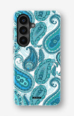 Samsung Galaxy S26 Plus Tough Case – Turquoise Paisley - View 1