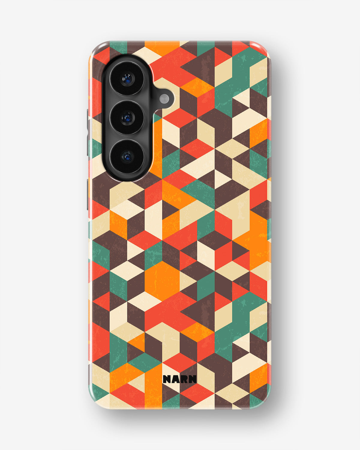 Samsung Galaxy S26 Plus Tough Case – Retro Geometric - View 1