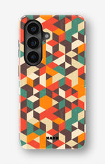 Samsung Galaxy S26 Plus Tough Case – Retro Geometric - View 1