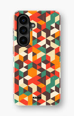 Samsung Galaxy S26 Plus Tough Case – Retro Geometric - View 1