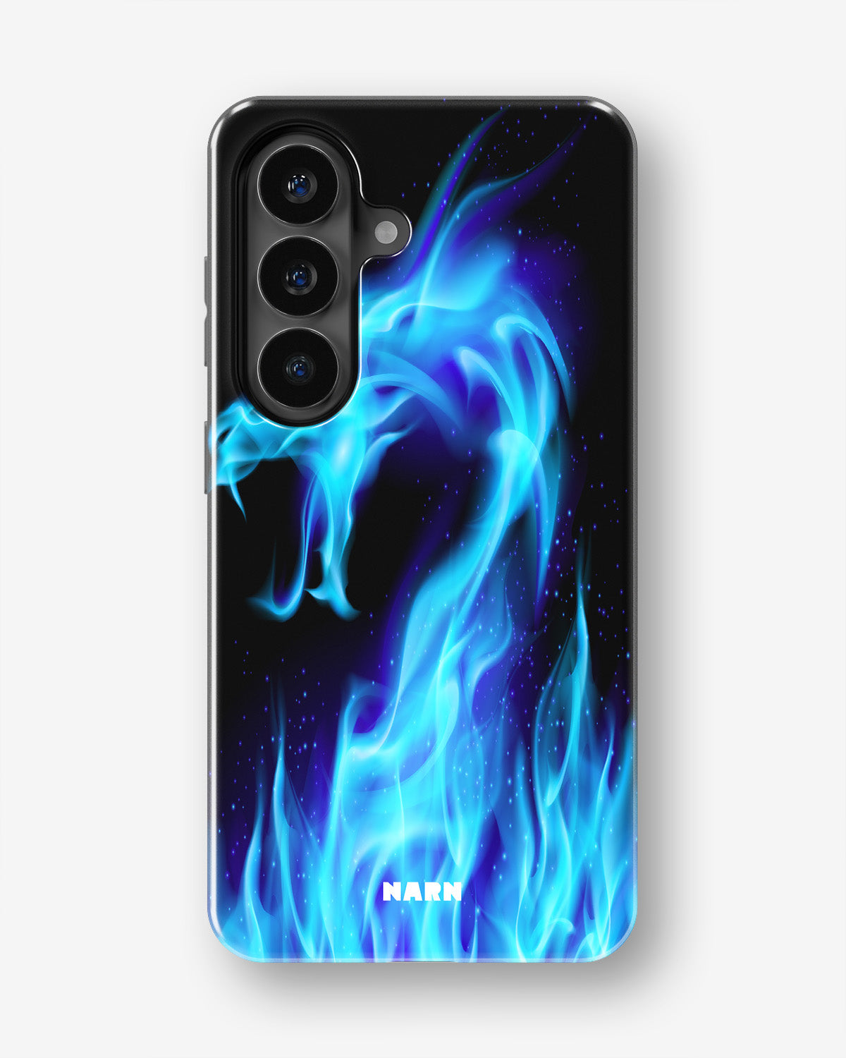 Samsung Galaxy S26 Plus Tough Case – Blue Flames Dragon - View 1