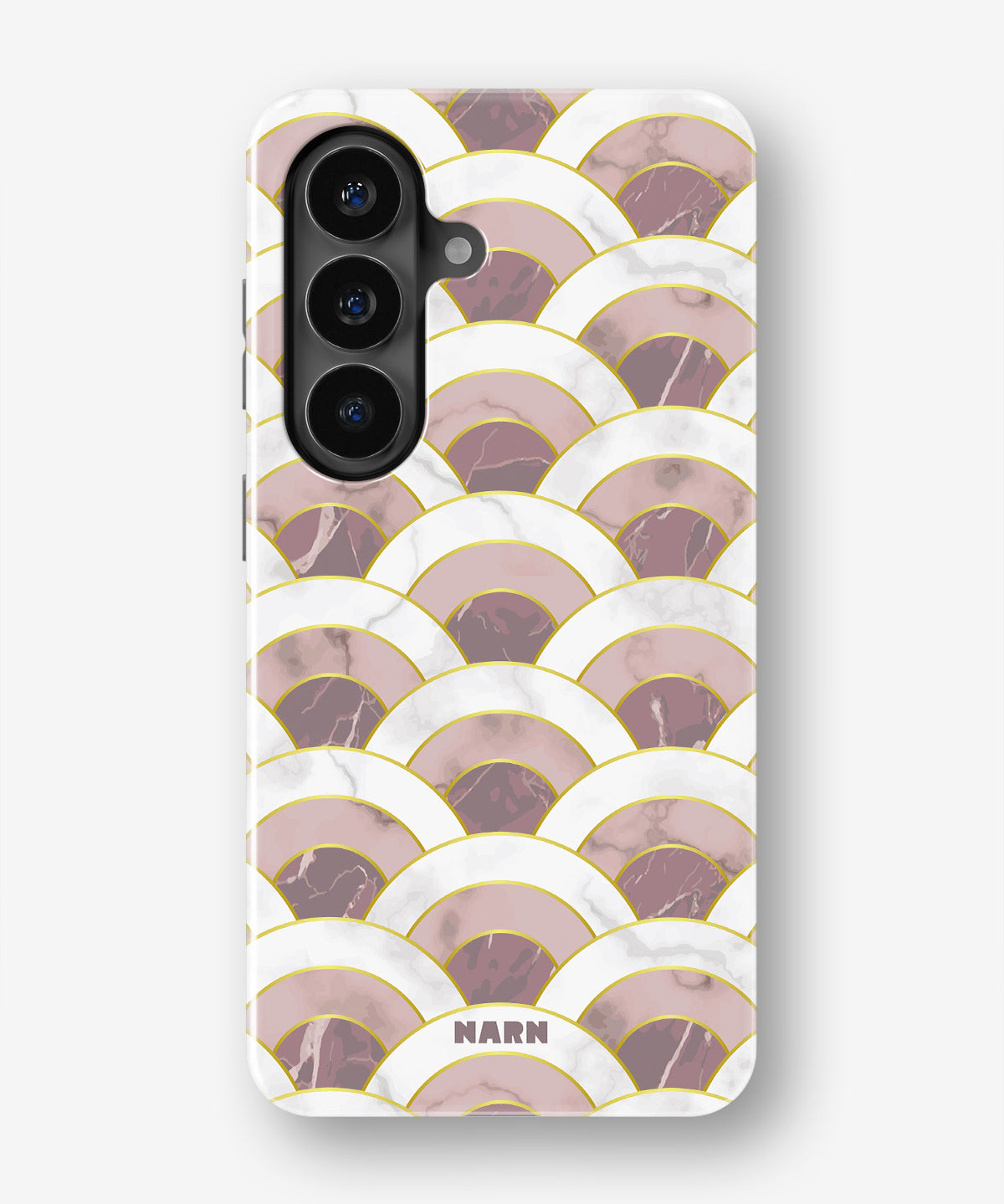 Samsung Galaxy S26 Plus Tough Case – Pink Marble Waves - View 1