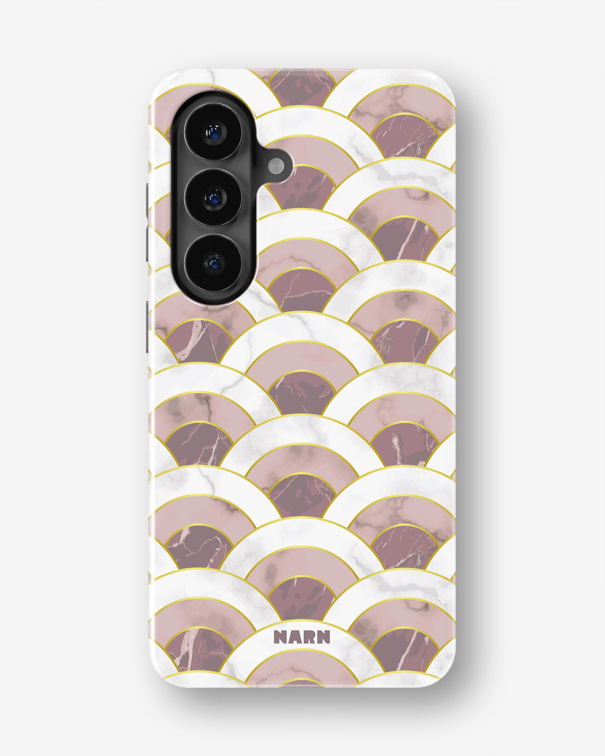 Samsung Galaxy S26 Plus Tough Case – Pink Marble Waves - View 1