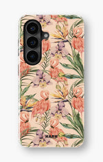 Samsung Galaxy S26 Plus Tough Case – Flamingos & Flowers - View 1
