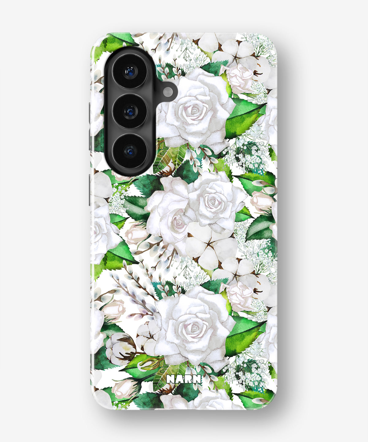 Samsung Galaxy S26 Plus Tough Case – White Bloom - View 1