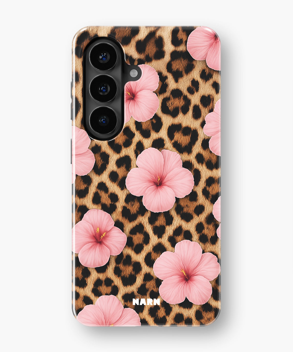 Samsung Galaxy S26 Plus Tough Case – Leopard Flower - View 1