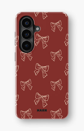 Samsung Galaxy S26 Plus Tough Case – Cherry Bows - View 1