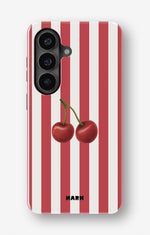 Samsung Galaxy S26 Plus Tough Case – Cherry Stripes - View 1