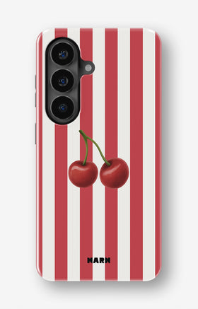 Samsung Galaxy S26 Plus Tough Case – Cherry Stripes - View 1