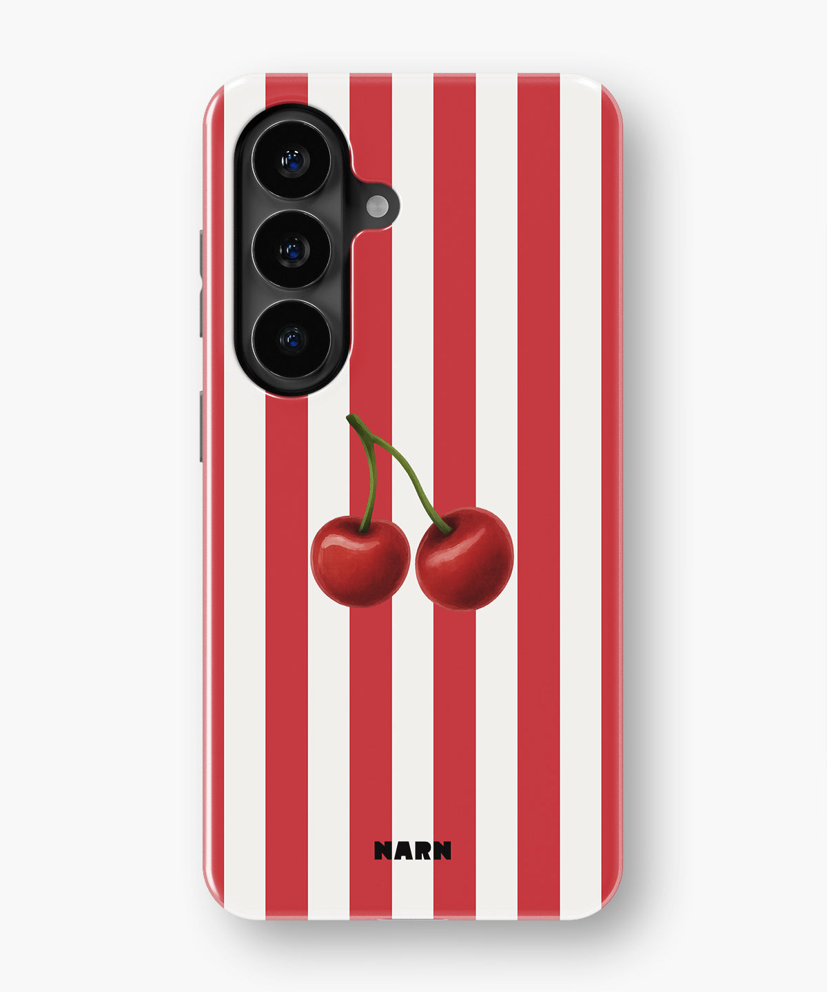 Samsung Galaxy S26 Plus Tough Case – Cherry Stripes - View 1
