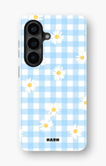 Samsung Galaxy S26 Plus Tough Case – Blue Daisies - View 1