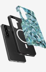 Samsung Galaxy S26 Plus Tough Case – Green Crystals - View 2