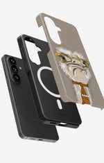 Samsung Galaxy S26 Plus Tough Case – Hipster Ostrich - View 2