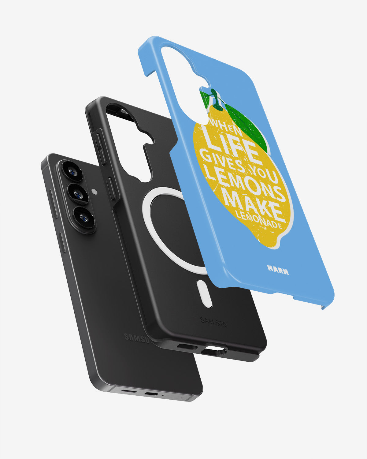 Samsung Galaxy S26 Plus Tough Case – Lemon Quote - View 2