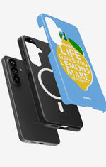 Samsung Galaxy S26 Plus Tough Case – Lemon Quote - View 2