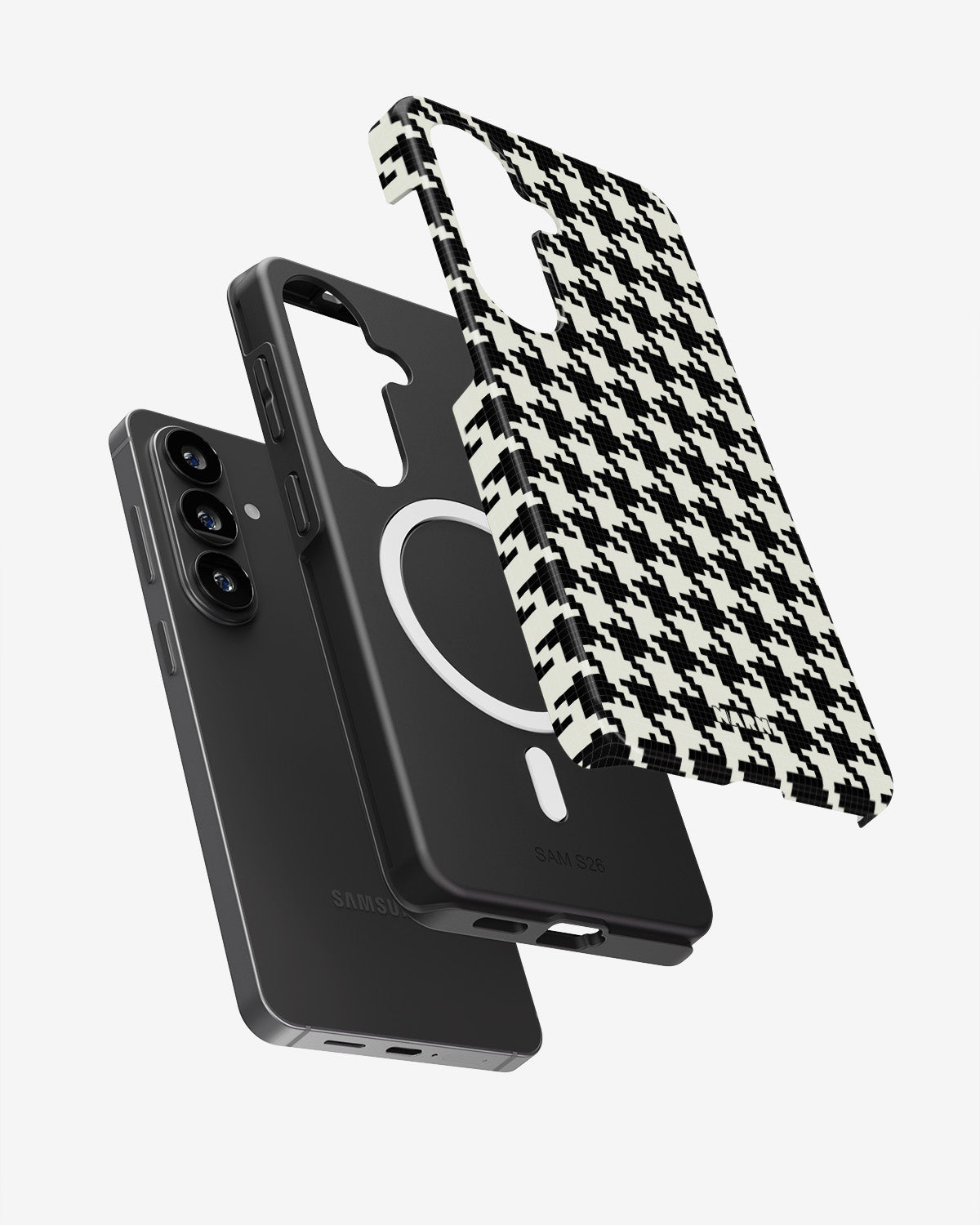 Samsung Galaxy S26 Plus Tough Case – Houndstooth - View 2