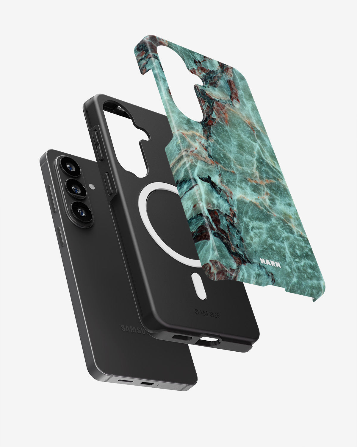Samsung Galaxy S26 Plus Tough Case – Green Marble - View 2