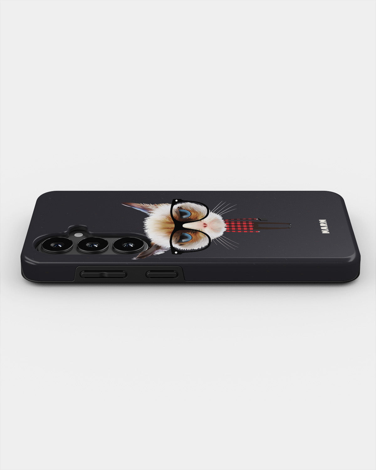 Samsung Galaxy S26 Plus Tough Case – Hipster Cat - View 3