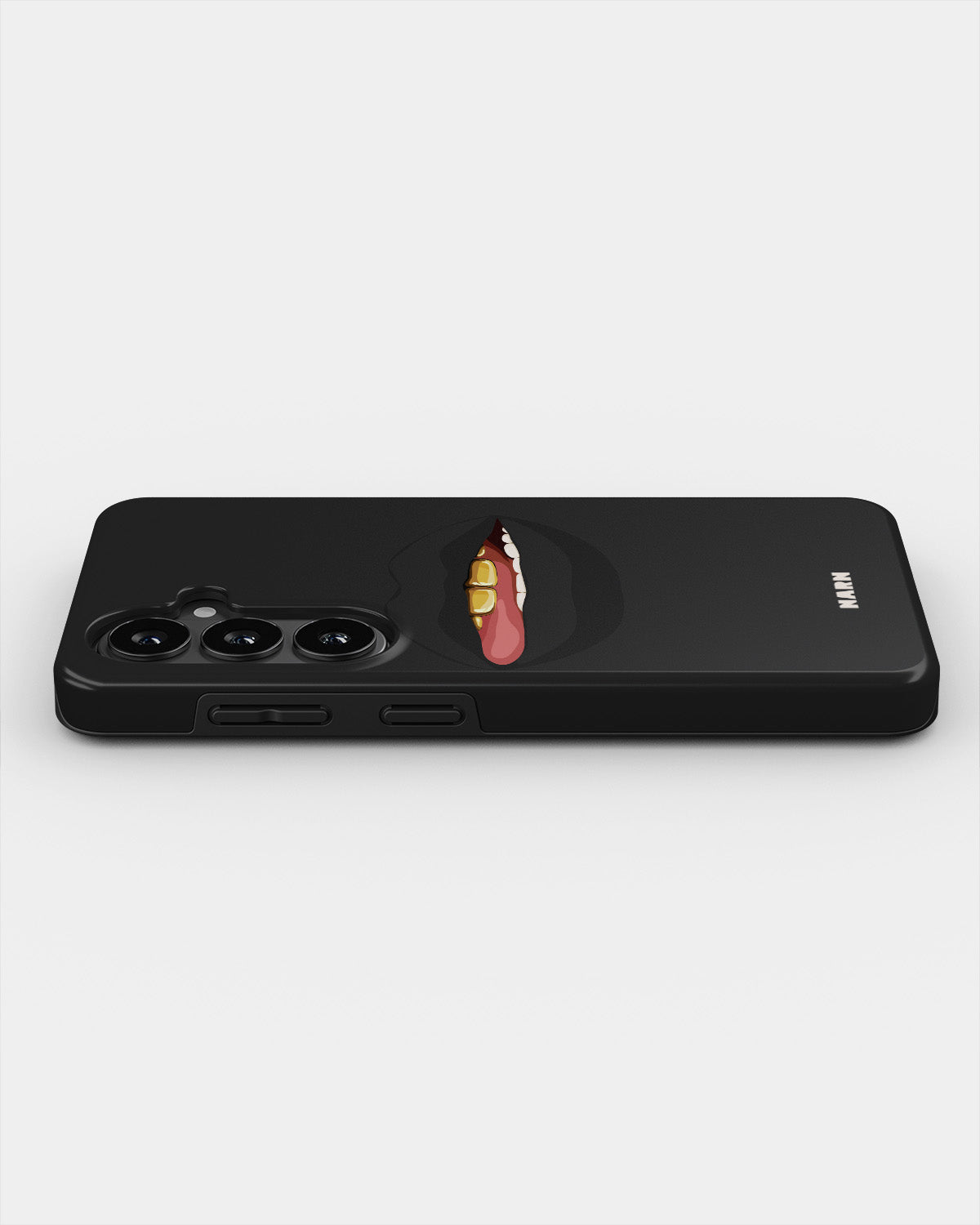 Samsung Galaxy S26 Plus Tough Case – Golden Lips - View 3