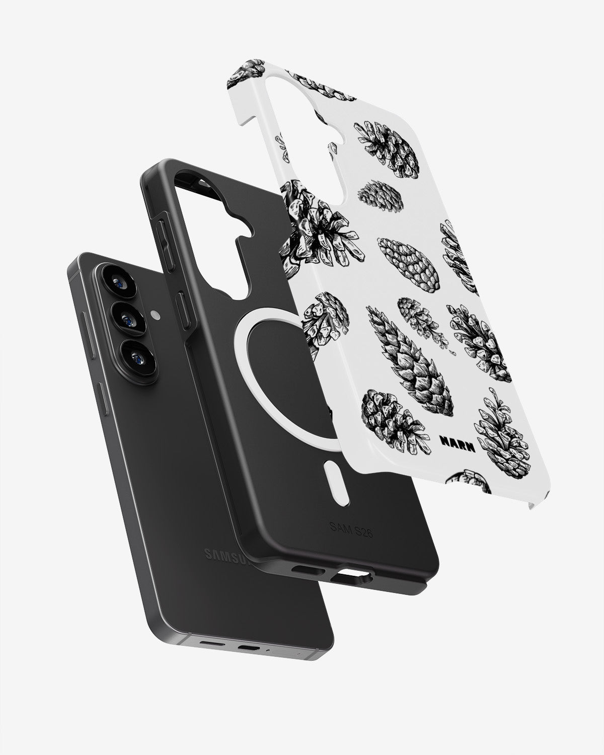 Samsung Galaxy S26 Plus Tough Case – Pine Cones - View 2