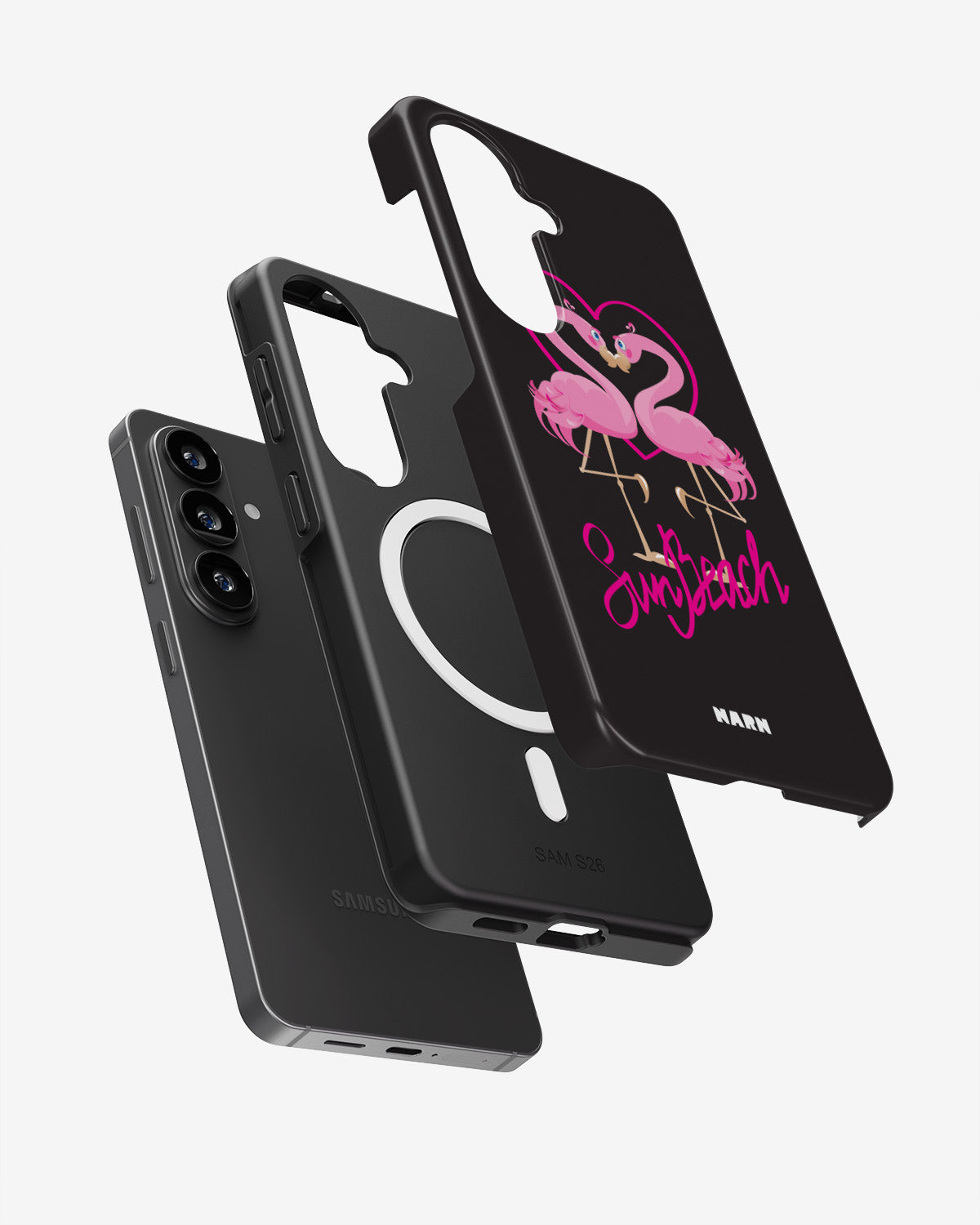Samsung Galaxy S26 Plus Tough Case – Beach Flamingo - View 2