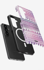 Samsung Galaxy S26 Plus Tough Case – Purple Aztec - View 2