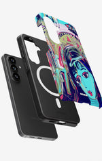 Samsung Galaxy S26 Plus Tough Case – Abstract Cat - View 2