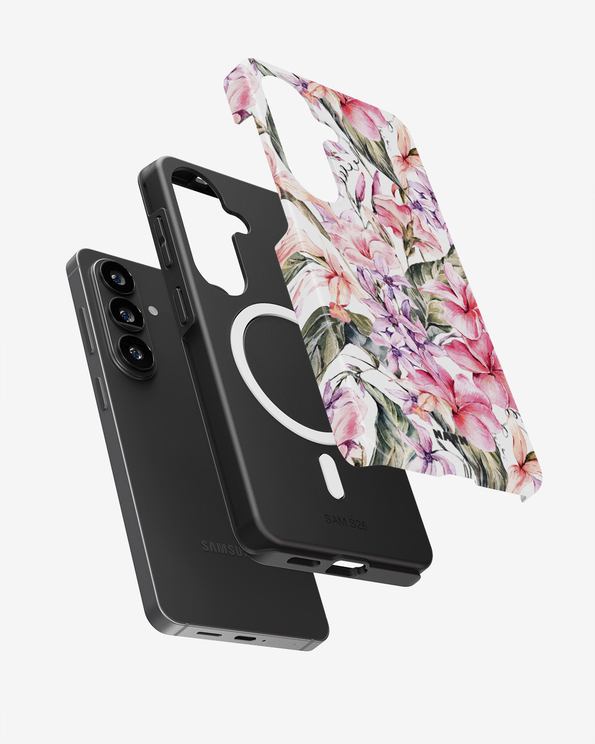 Samsung Galaxy S26 Plus Tough Case – Watercolor Flowers - View 2