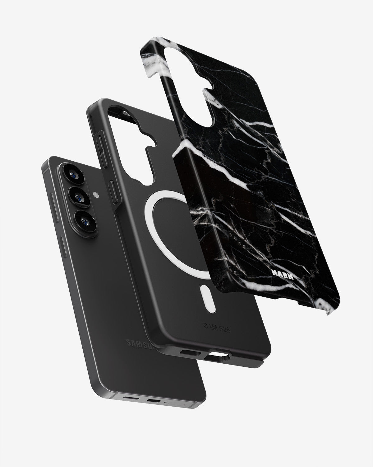 Samsung Galaxy S26 Plus Tough Case – Black Marble - View 2