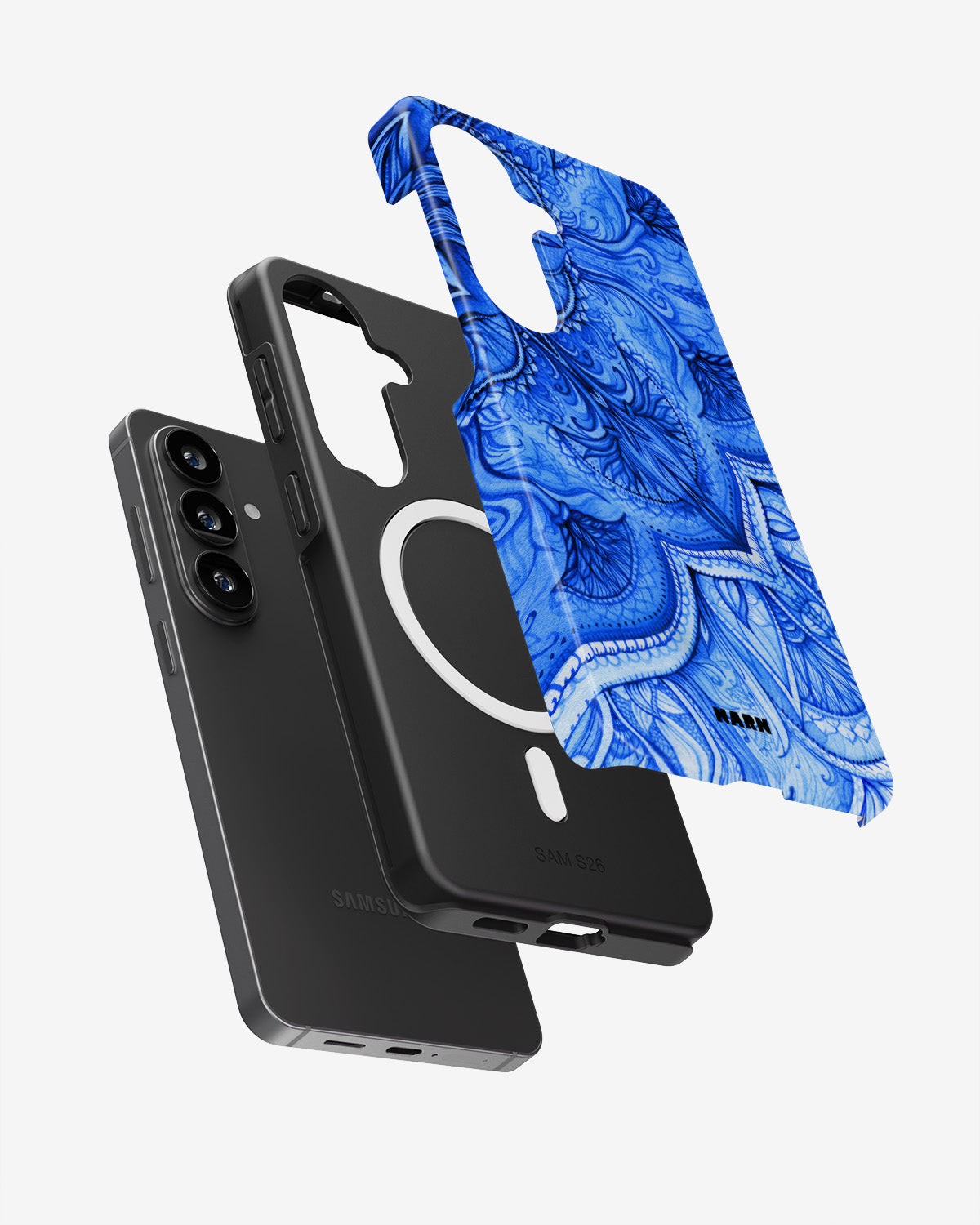 Samsung Galaxy S26 Plus Tough Case – Blue Vintage - View 2