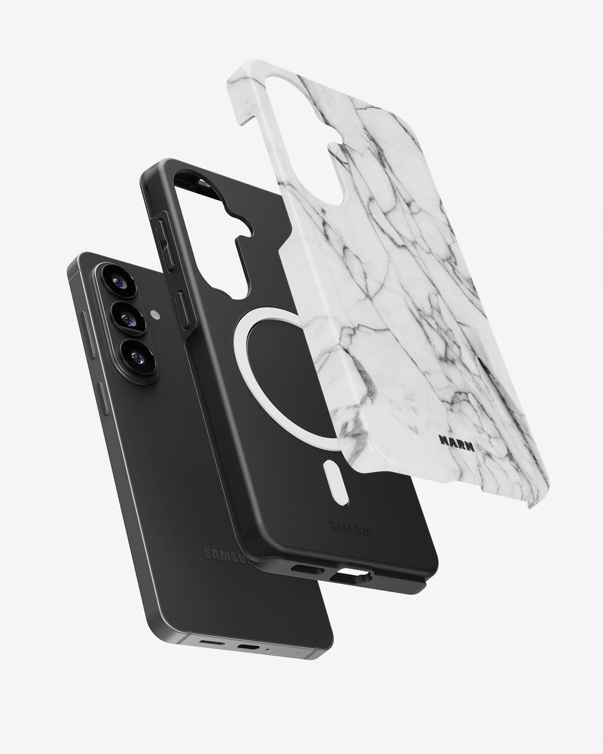 Samsung Galaxy S26 Plus Tough Case – Milky Marble - View 2