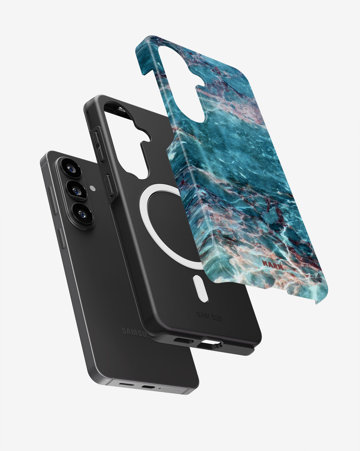 Samsung Galaxy S26 Plus Tough Case – Icy Marble - View 2