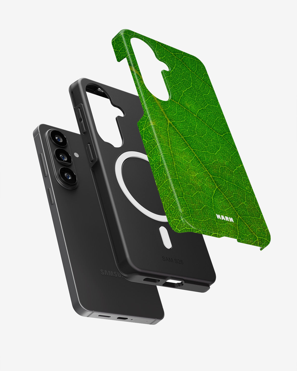 Samsung Galaxy S26 Plus Tough Case – Green Leafy - View 2