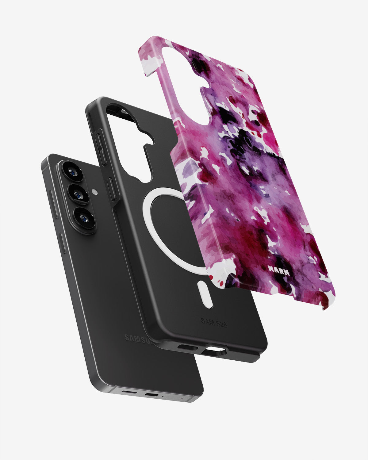 Samsung Galaxy S26 Plus Tough Case – Floral Splash - View 2