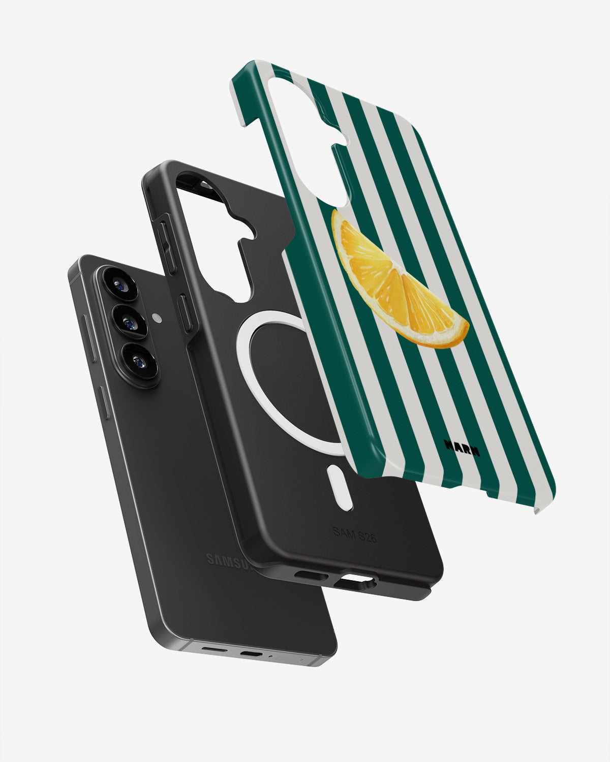 Samsung Galaxy S26 Plus Tough Case – Lemon Stripes - View 2