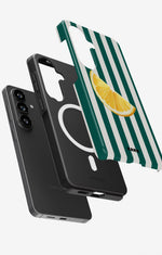 Samsung Galaxy S26 Plus Tough Case – Lemon Stripes - View 2