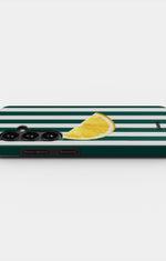 Samsung Galaxy S26 Plus Tough Case – Lemon Stripes - View 3