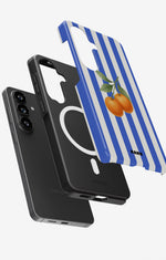 Samsung Galaxy S26 Plus Tough Case – Orange Stripes - View 2