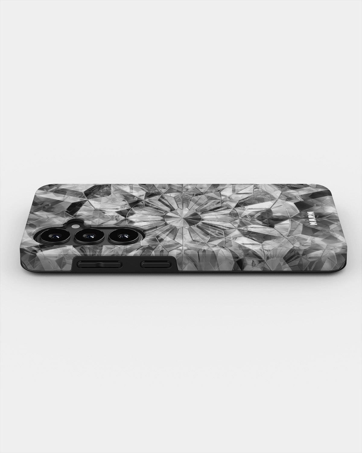 Samsung Galaxy S26 Plus Tough Case – Grey Crystals - View 3
