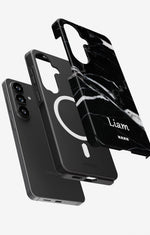 Samsung Galaxy S26 Plus Tough Case – Custom - Black Marble - View 2