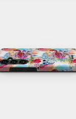 Samsung Galaxy S26 Plus Tough Case – Flowered Skulls - View 3