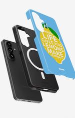 Samsung Galaxy S26 Plus Tough Case – Lemon Quote - View 2