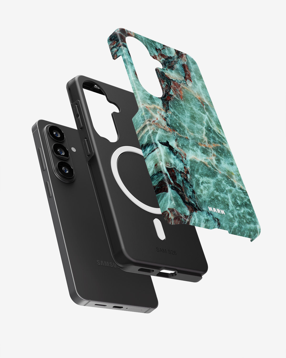 Samsung Galaxy S26 Plus Tough Case – Green Marble - View 2