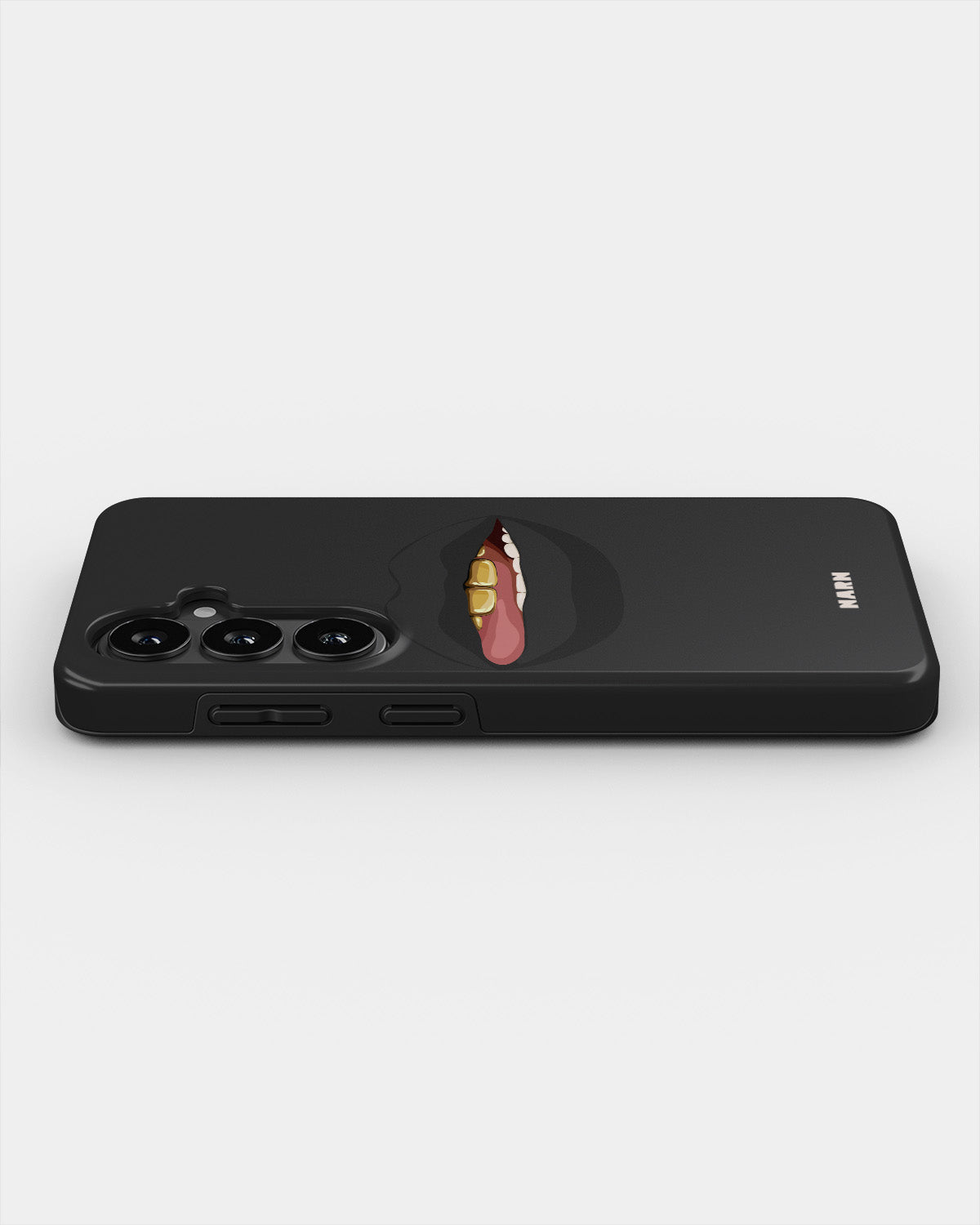Samsung Galaxy S26 Plus Tough Case – Golden Lips - View 3