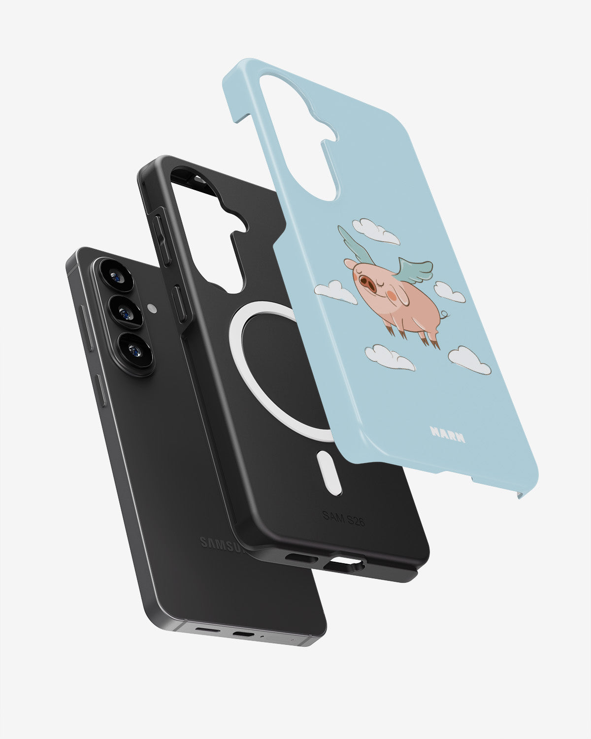 Samsung Galaxy S26 Plus Tough Case – Dreamy Pig - View 2
