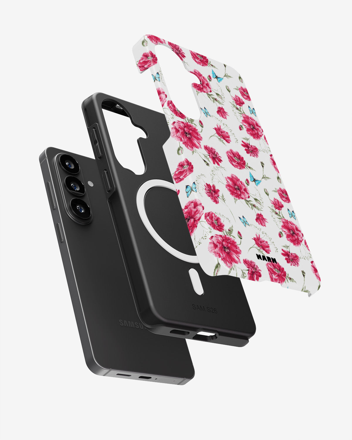 Samsung Galaxy S26 Plus Tough Case – Poppies in Bloom - View 2