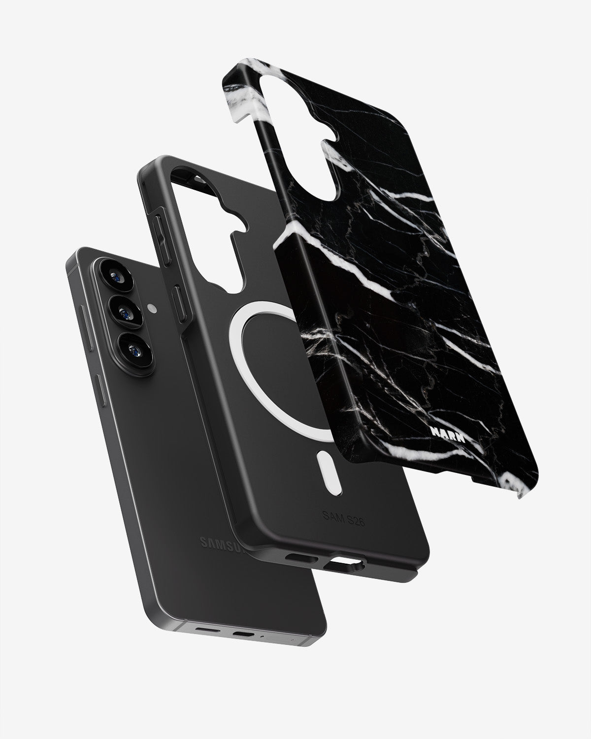 Samsung Galaxy S26 Plus Tough Case – Black Marble - View 2