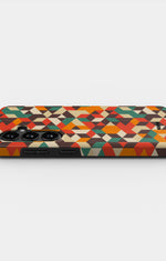 Samsung Galaxy S26 Plus Tough Case – Retro Geometric - View 3