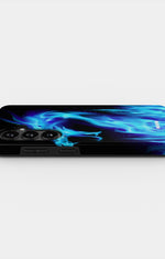 Samsung Galaxy S26 Plus Tough Case – Blue Flames Dragon - View 3